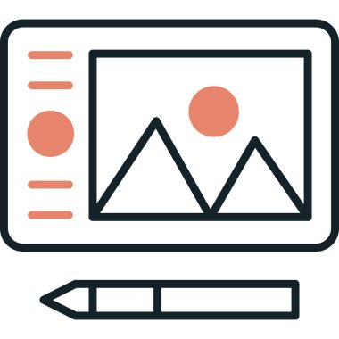 Web ve Geliştirme Çizgisi vektör çizimi