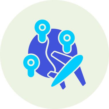 uydu simgesi vektör illüstrasyonu