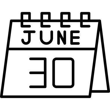 Takvim. Web simgesi basit illüstrasyon