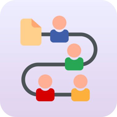 İnsan simgesinin vektör illüstrasyonu