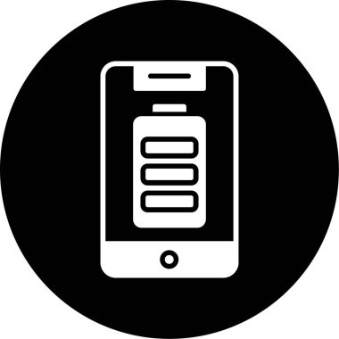 akıllı telefon simgesi vektör illüstrasyonu