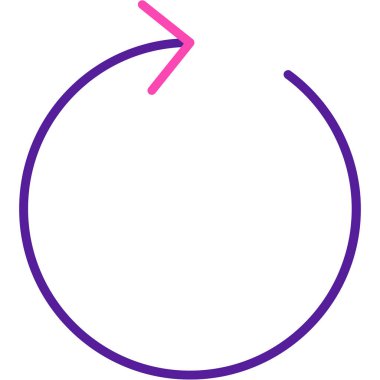 ok simgesinin vektör illüstrasyonu