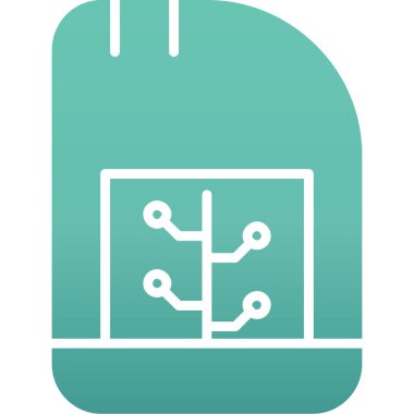 seo modern simgesinin vektör illüstrasyonu