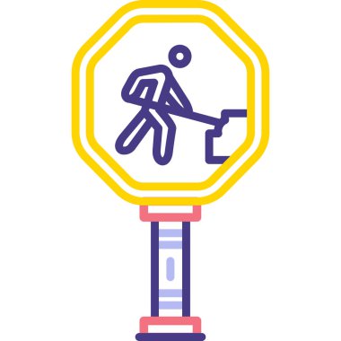 Trafik ışığı. Web simgesi vektör illüstrasyonu