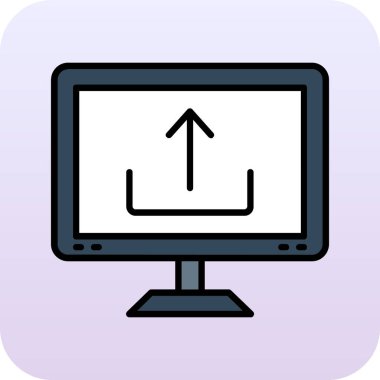 Soyut arkaplan gruplandırılmış izleme simgesi