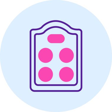 Gıda simgesinin vektör illüstrasyonu