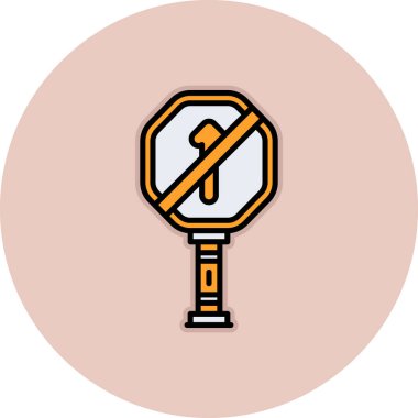 Otopark simgesi vektör çizimi yok