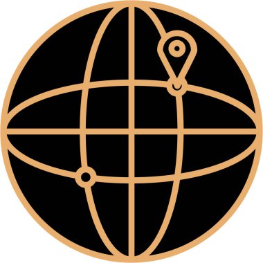 genel ağ simgesi çizimi