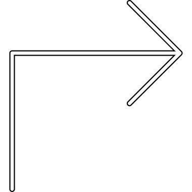 Ok Simgesi Vektör İllüstrasyon Tasarımı