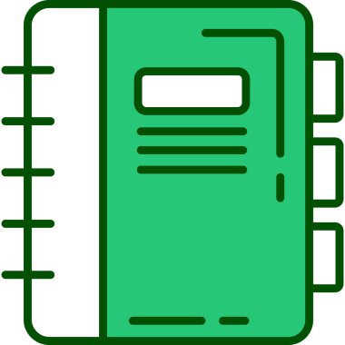 kitap simgesi, vektör illüstrasyonu