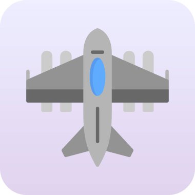 Hava taşımacılığı uçak vektör çizimi