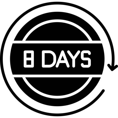 gün işareti simgesi beyaz arkaplanda izole edilmiş moda biçiminde.