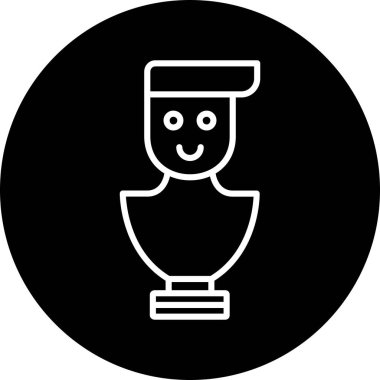 Kupa. Web simgesi basit tasarım