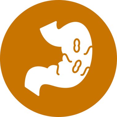 mide ikonu vektör illüstrasyonu