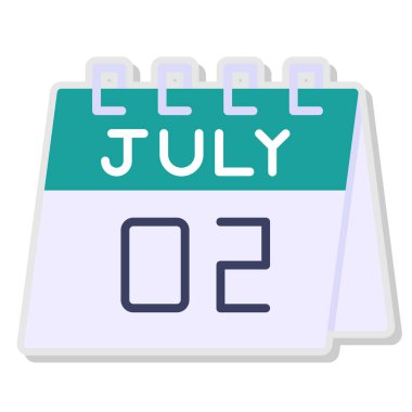 13 Temmuz takvim simgesi