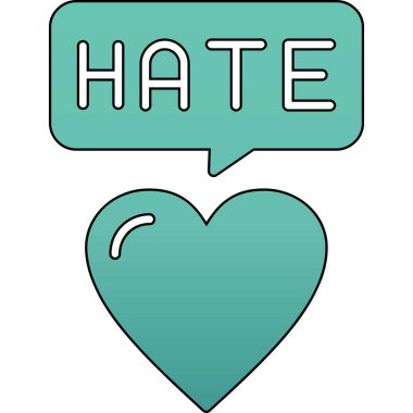 Aşk. Web simgesi basit illüstrasyon