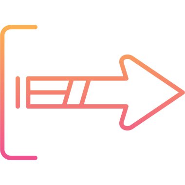 ok simgesi vektör illüstrasyonu