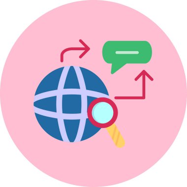 iletişim simgesi, vektör illüstrasyonu