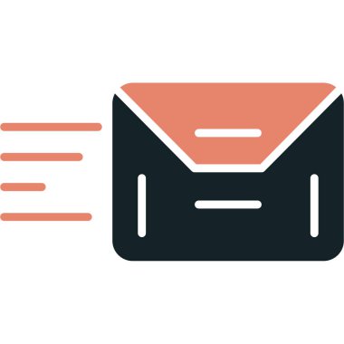 e-posta mektup simgesi, vektör çizim