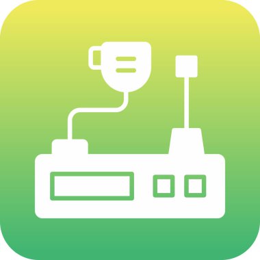 Modern bir gazın vektör illüstrasyonu