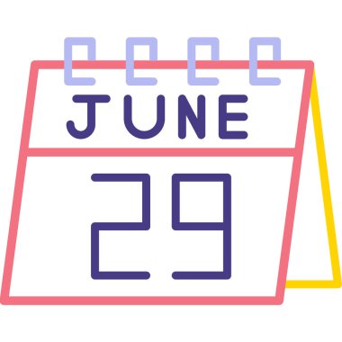 Takvim simge tasarlamak vektör