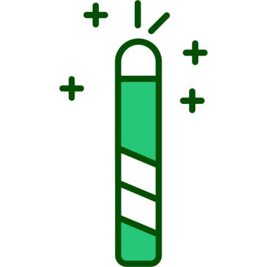 modada izole edilmiş yeşil enerji simgesi