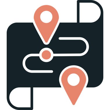 Harita yeri. Basit tasarım