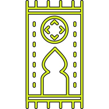 İslami Arap camisi vektör çizimi