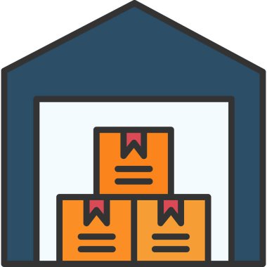 dağıtım lojistik simgesi