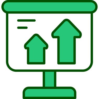 Ok. Web simgesi basit illüstrasyon