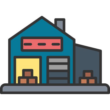 ev yapımı renkli vektör simgesi