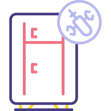 Kitap. Web simgesi basit illüstrasyon