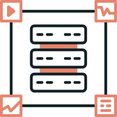 ağ paylaşım simgesi çizimi