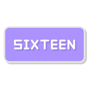 beyaz zemin üzerine 6 numara.