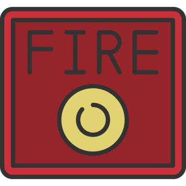 Moda Biçiminde Ateş Simgesi Ayrı Arkaplan