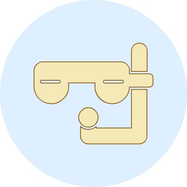 Modern b 'nin vektör illüstrasyonu eksik simgesi