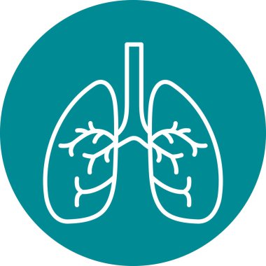 İnsan ciğerleri simgeyi yuvarladı