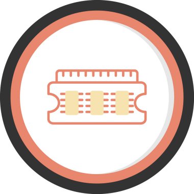 Bebek renkli vektör simgesi