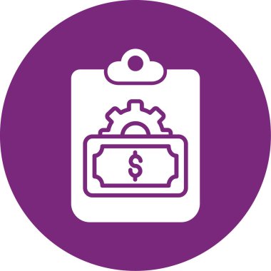 Çanta simgesinin vektör illüstrasyonu