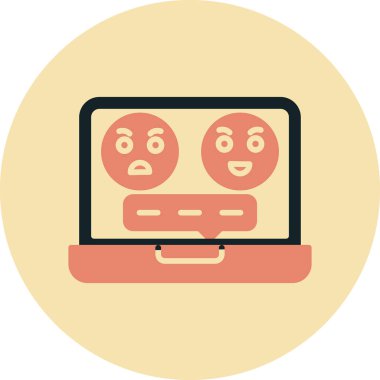 dizüstü bilgisayar simgesi, vektör illüstrasyonu