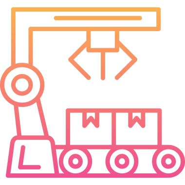 Modern demiryolu simgesinin vektör illüstrasyonu