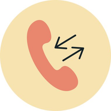 Çağrı. Web simgesi basit illüstrasyon