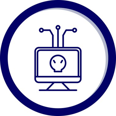 izleyici ikon vektör illüstrasyonu