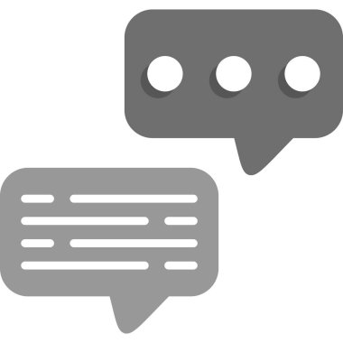 sohbet baloncukları konuşma simgesi