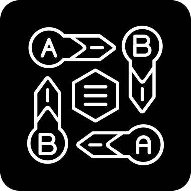 b & c vektör simgesi