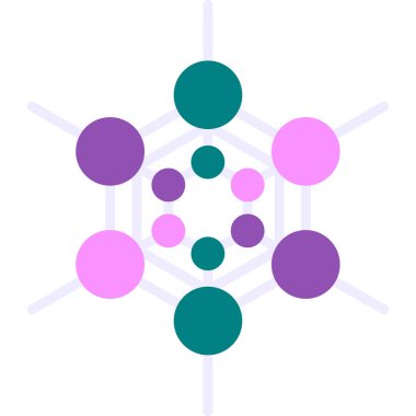 şebeke. Web simgesi basit illüstrasyon