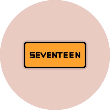 Çağın düz simgesi.