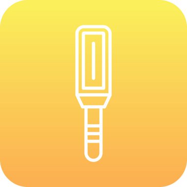 Güzel Termometre Çizgisi Vektör Simgesi