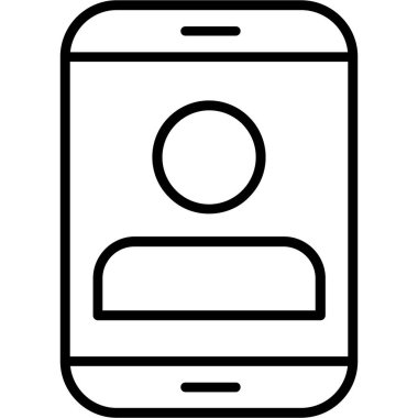 mobil simge vektör illüstrasyonu