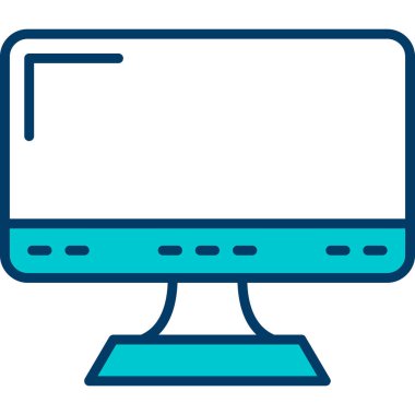 bilgisayar izleyici vektör simgesi düzenlenebilir